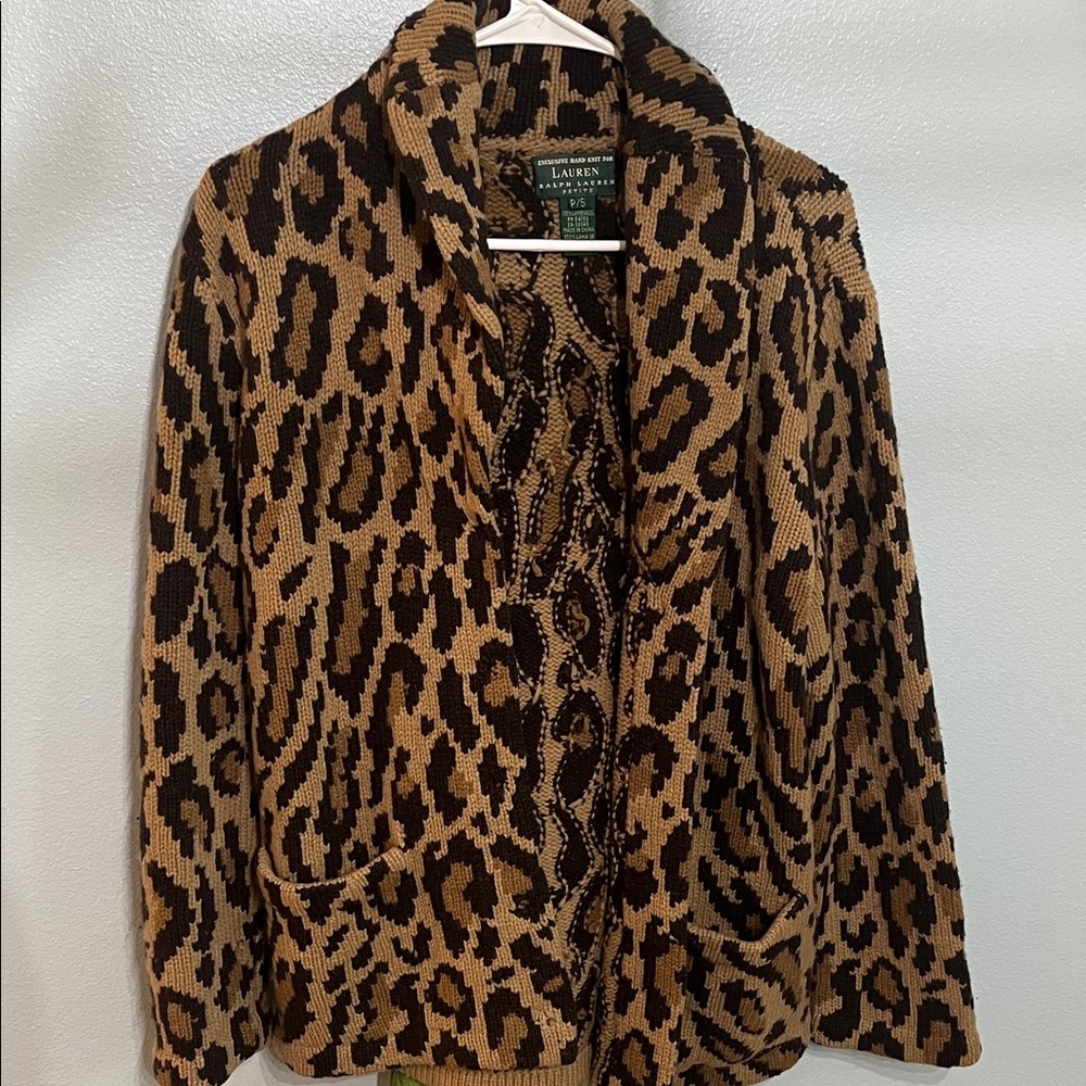 Lauren Ralph Lauren Women's Animal Print Blazer